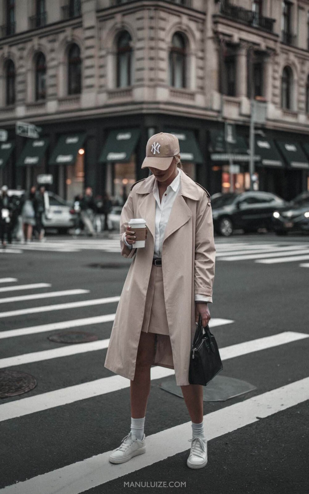 Gelegenes sportliches Trenchoutfit